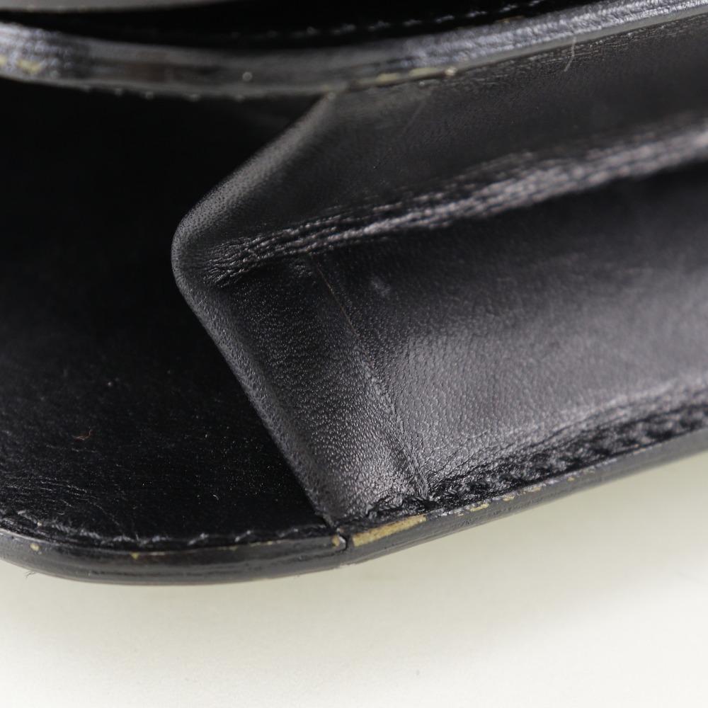 CHANEL ChainShoulder Shoulder Bag COCO Mark vintage black Calfskin Women Used