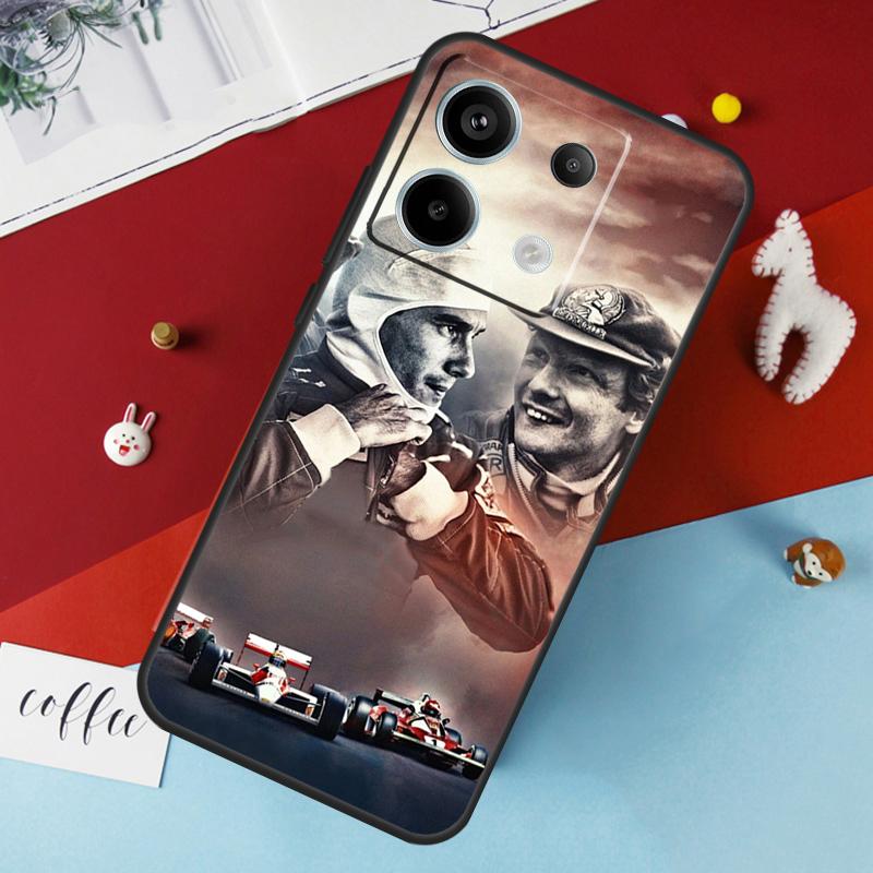 Ayrton Senna F1 Racing Case For Xiaomi Redmi 12 13C 12C 10C 9C Redmi Note 13 9 10 11 12 Pro 9S 10S 11S 12S Cover