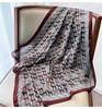 Luxury Animal Silk Satin Head Scarf For Women Plaid Print Kerchief Neck Scarfs 70cm Square Shawls and Wrpas Scarves For Ladies