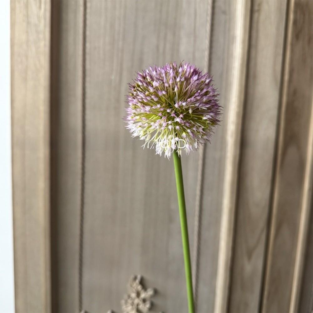 Scallion Balls Artificial Onion Ball Flowers Single Dandelion Branch Flower  Living Room Ornaments