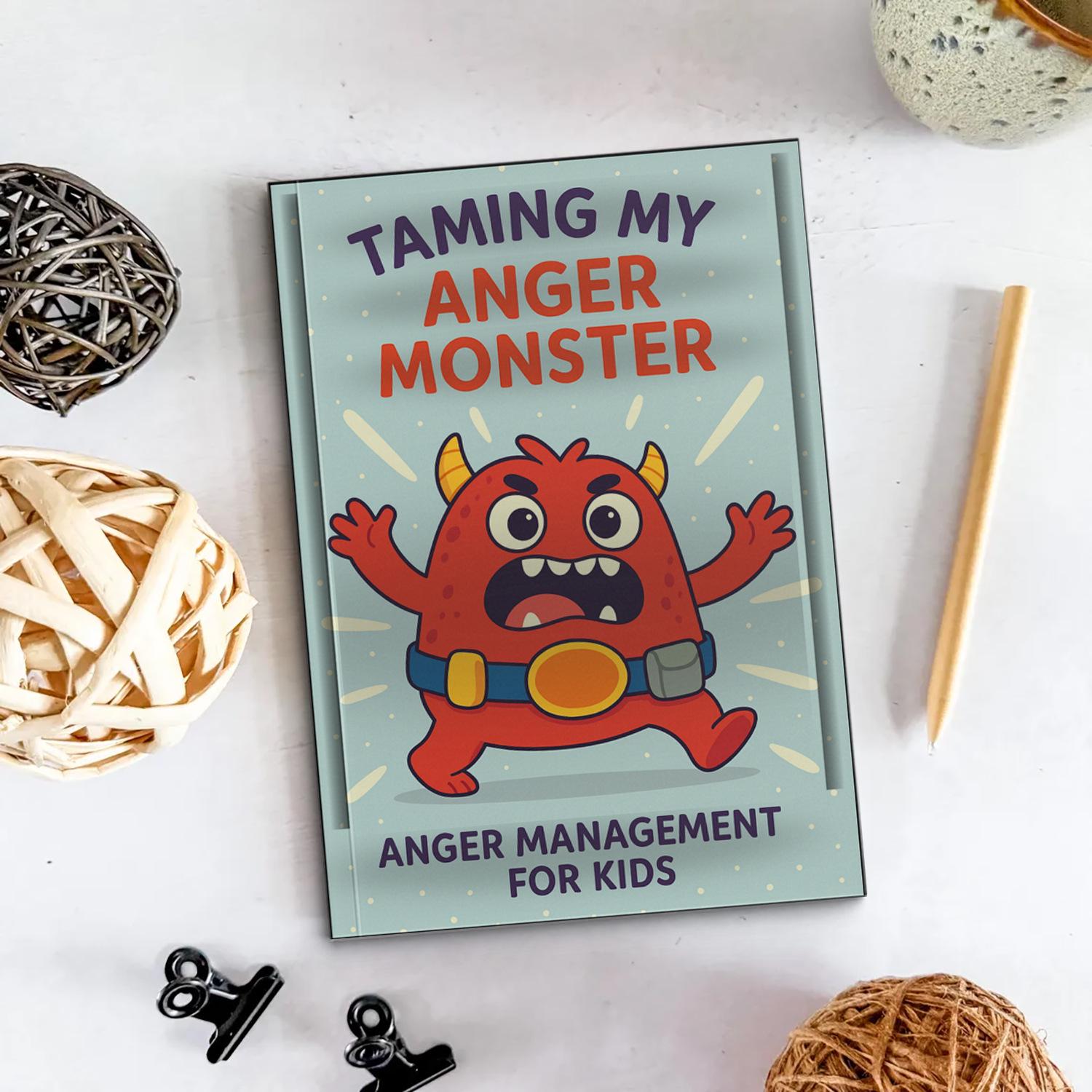 Children s Emotion Regulation: Anger Management Picture Book & Interactive Workbook A5