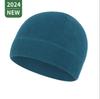 Hat Thickened Outdoor  Fleece Warm Anti-slip Windproof Solid Color High Elasticity Ear Protection Outdoor Cycling Skiing Beanie Headwear Unisex Hat