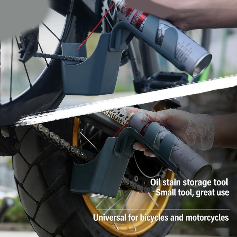 Motorrad Fahrrad Öl Schmutz Aufbewahrungsbox Mit Abnehmbarer Kette Reinigungsöl Spritzschutz Werkzeug Einfache Reinigung Und Wartung