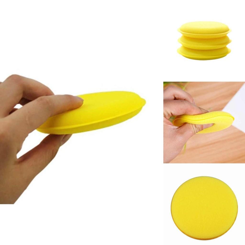 Car Care Foam Sponge Set With Gentle Polyester Material For Auto Cleaning And Waxing
