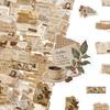 50 Piezas de Pegatinas de Notas de Diario de Café Vintage, Notas Post-it en Inglés, Pegatinas de Tazas, Pegatinas de Maletas