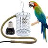 Riscaldatore Gabbia Conservazione Pappagallo Animale Domestico Lampada Riscaldante Anti-morso Anti-scottatura Rettile Luci Calde Accessori Forniture per Uccelli 220V