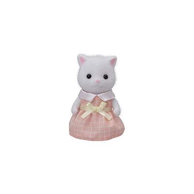 Sylvanian Families Persian Cat Girl Doll White 3 Years and Up Toy Dollhouse