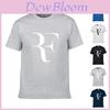 Camiseta Roger Federer Hombre Moda Camisa Algodón Verano Clásico Estampada Camisetas