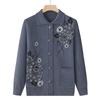 Spring and Autumn Jackets for The Elderly, Spring and Autumn Women, Loose Old Lady Clothes, Mother Clothes, Knitted Sweaters, Cardigans