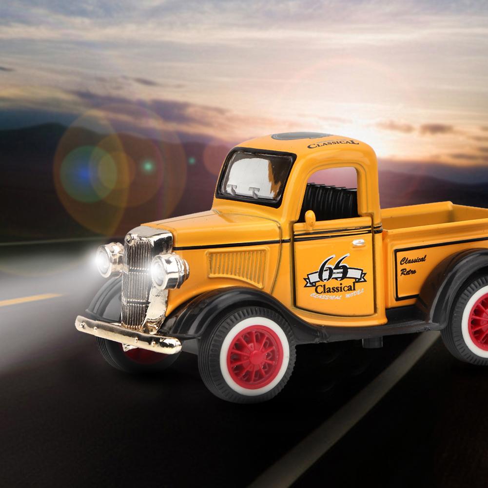 1/36 Pickup Car Toy Pickup Truck Toy Sound Light Truck Model Car Toy for Boys Kids Girls Home