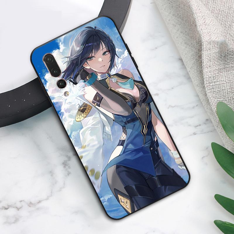 Yelan Genshin Impact Hülle Für Huawei Nova Y73 Y72 Y70 Y90 Y60 Y61 Y91 12s 12i 11i 8i 9 10 SE P40 Lite P60 P30 Pro