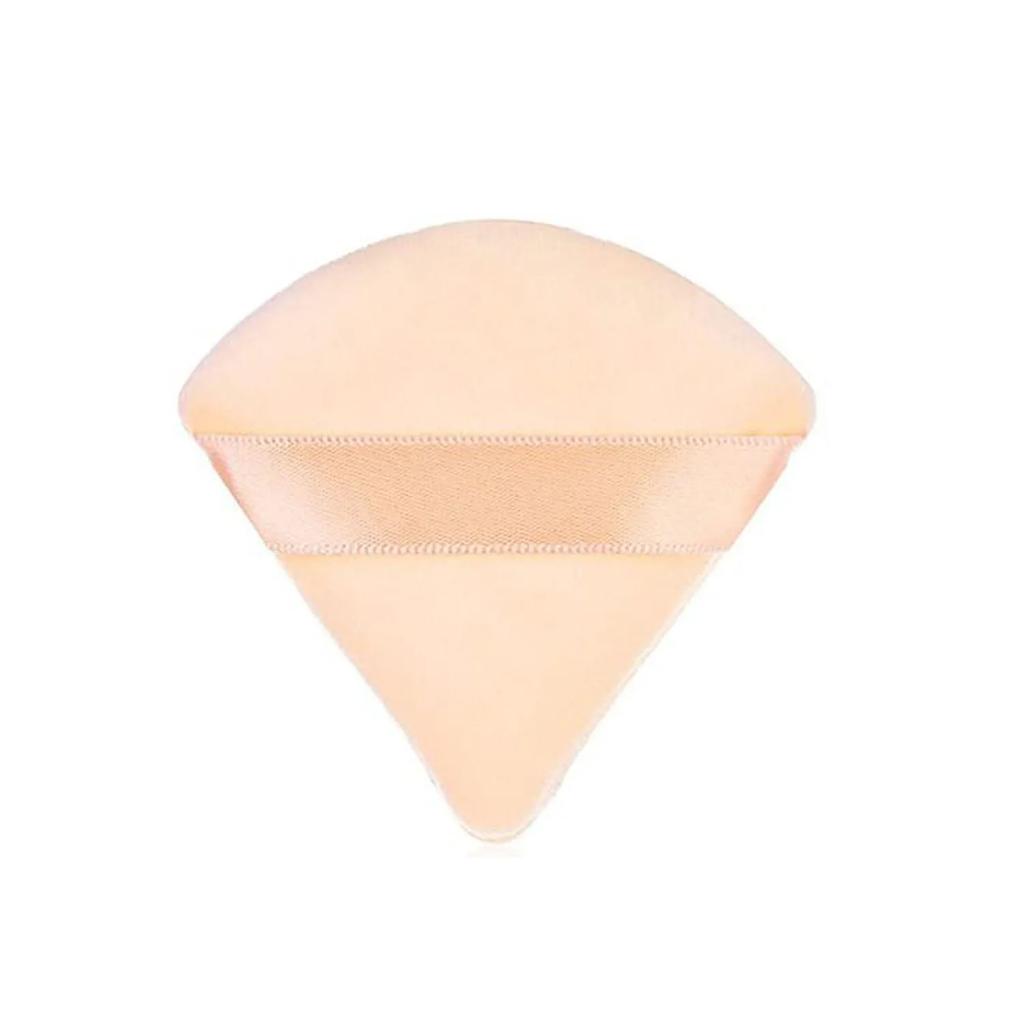 1PC New Soft Cotton Triangle Powder Puff Washable Velvet Sponge Face Powder Puff Face Cosmetics Puff Makeup Accessories