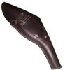 British .455 Webley Revolver Leather Holster LEFT HANDED - Dark Brown P7-DF1Q-Y23I