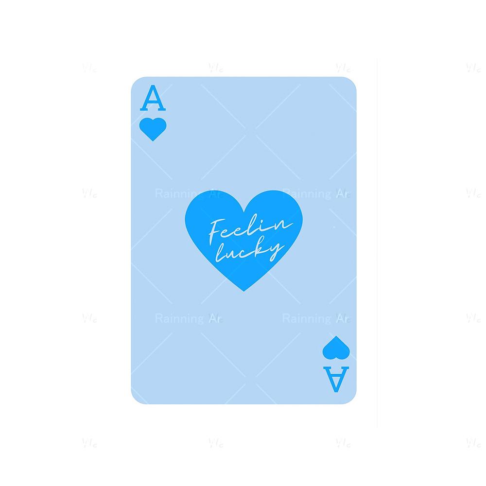Retro Trendy Aesthetic Lucky You Blue Funny Wall Art Canvas Painting Nordic Posters Prints Wall Pictures For Living Room Decor