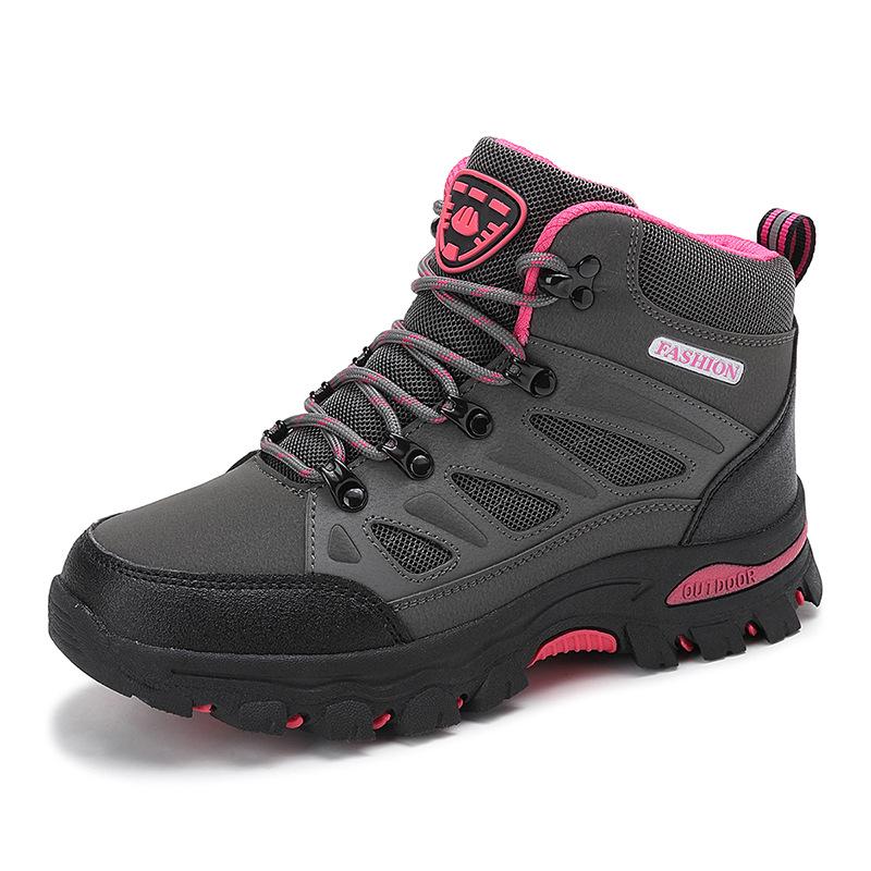 Women's Shoes Large Size Outdoor Shoes High-top Shoes Wear-resistant Shoes Mountaineering Shoes Sports Shoes Climbing Shoes Physical Shoes Sports Sho