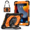 for iPad 5th/6th/7th/8th/9th/10th 2022 Air 4/5 Pro 11 Pro 9.7 Case with Pencil Holder with 360 Rotating Foldable Stand Cover