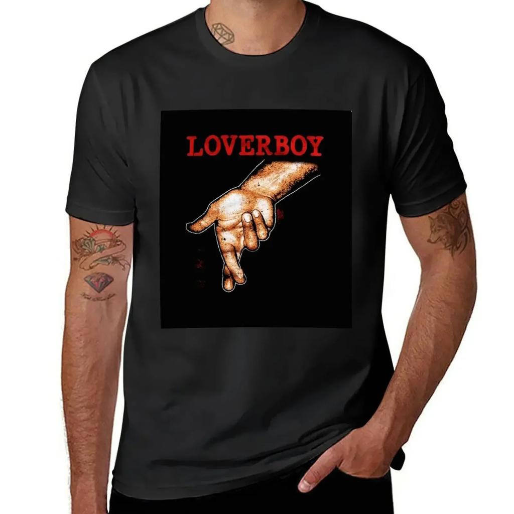 Band rock loverboy logo T-Shirt heavyweights sweat Men's t shirts