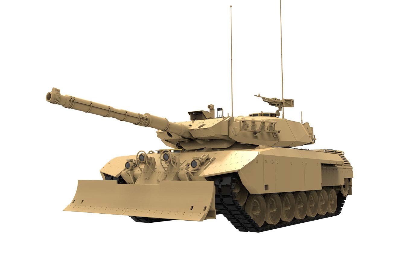 

Meng Model Canadian Army Leopard C2 Main Battle Tank with Meksus Dozer Blade Plastic Model Kit MTS041 1/35