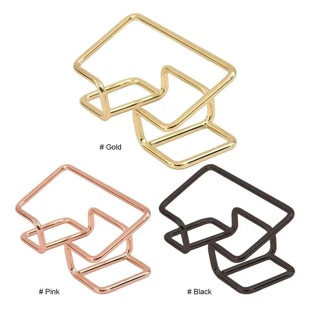 1PC Business Card Display Holder Metal Desktop Minimalist Organizer for Office Countertop