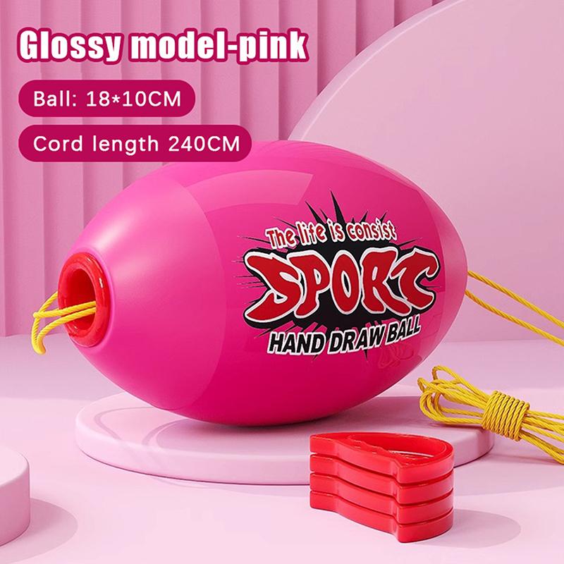 1/5Pcs Double Pull Ball Children'S Kindergarten Toy Combination Shuttle Ball Parent-Child Interaction Outdoor Training Equipment