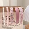 5/7Pcs Anti-slip Floral Plaid Hairband Sweet Cute Ladies Hair Accessories  Use for Face Washing