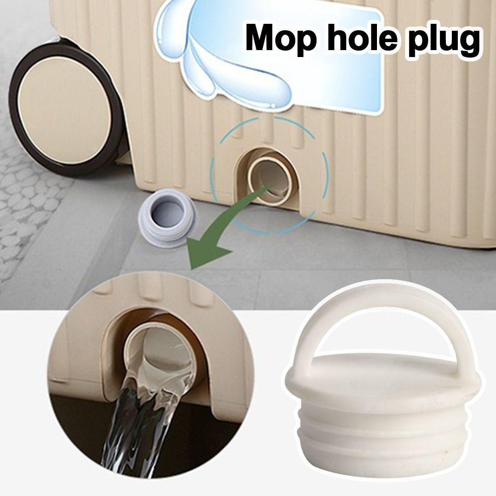 10pcs/set Round Shape Drain Plug Cover Scupper Drain Holes Sealing Plugs  Bathroom Laundry Kitchen