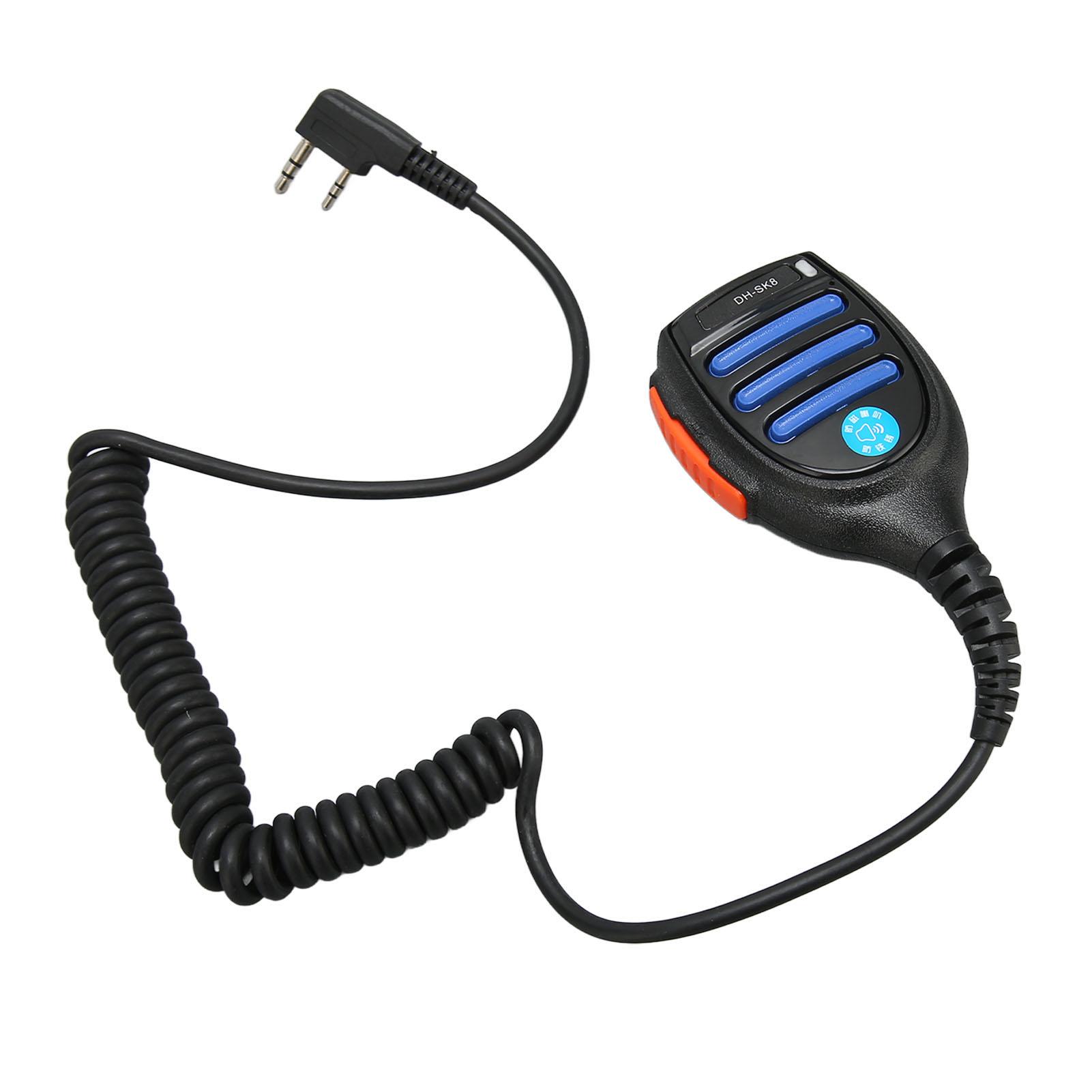 

Walkie Talkie Speaker Microphone Waterproof 2 Pin Shoulder Speaker Mic for BaoFeng for Kenwood for