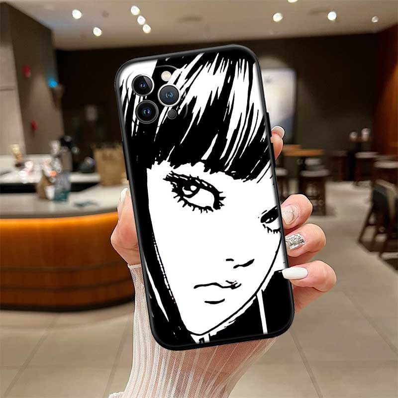 NH35 Junji Ito Tomie Shell Phone Case for Samsung Galaxy Note 10 20 S23 S24 S25 Ultra FE Plus Edge Lite A02S A35 A07 A17