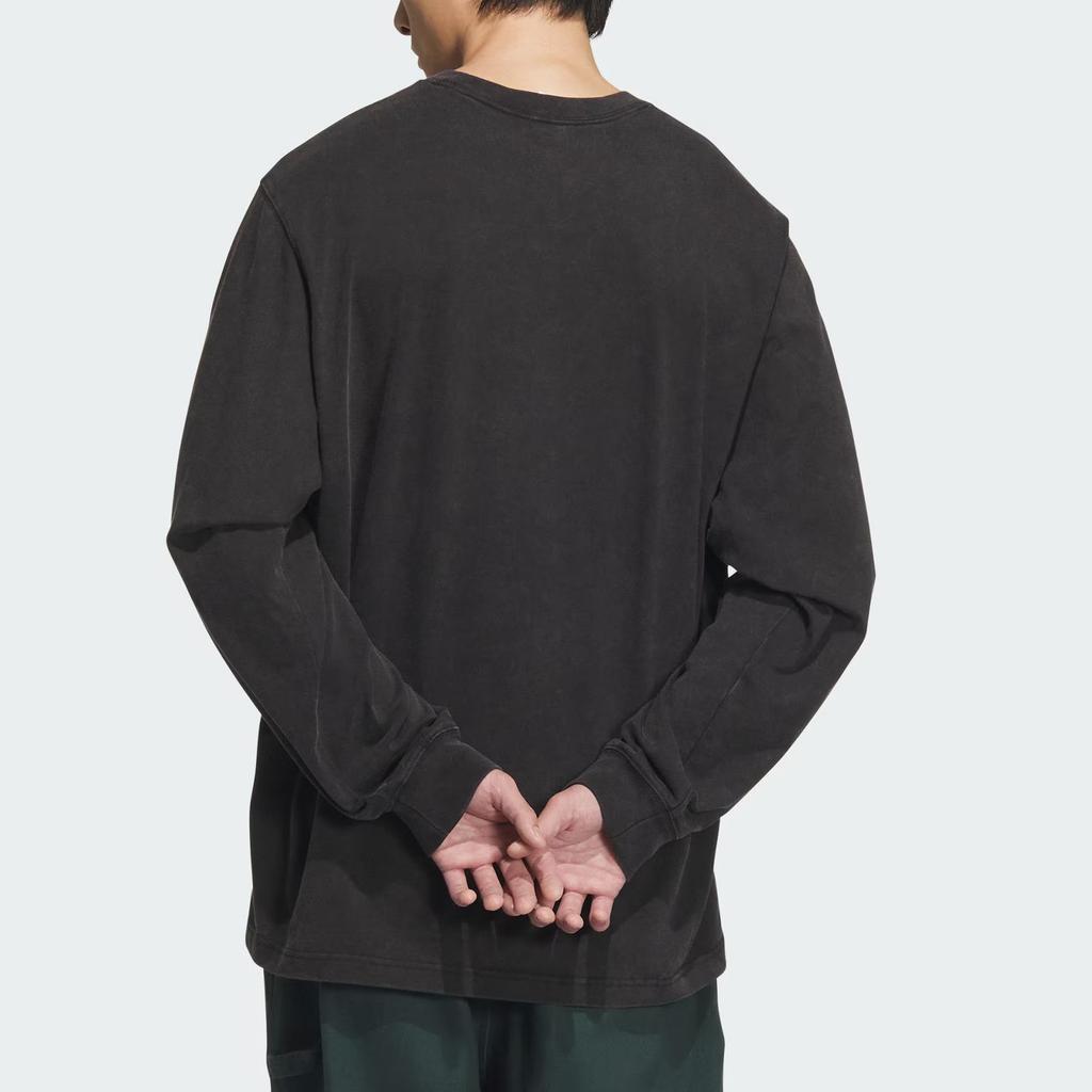 Adidas Originals LONG SLEEVE TOP T Shirt Men's Black JV6938