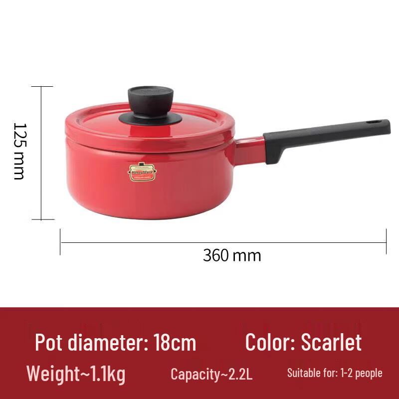 FUJIHORO Enamel Milk/Soup Pot
