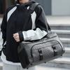 Men's short-distance luggage bag large capacity with shoe compartment decompression portable travel bag indoor sports simple fitness bag