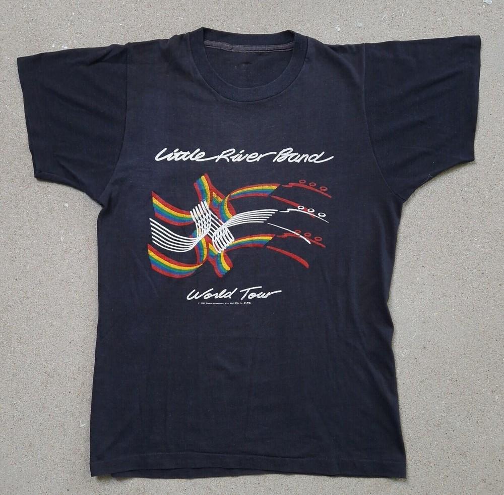 LITTLE RIVER BAND Welttournee 1981 T-Shirt Unisex Baumwoll-T-Shirt S-5XL Bo1048 Unisex T-Shirt