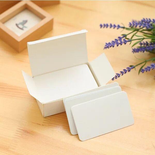 100pcs Memo Paper Cards Solid Color Small Rectangle Paper Memo Pad Message Paper School Office Supplies