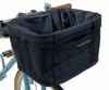 Captain Stag Front Detachable Nylon Front Basket with 340mm Wide X 370mm Deep X 210mm High (CAPTAIN STAG) Basket, One-Touch Bracket, Black, YG-1336,