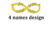 Atoztide 2022 New Stainless Steel Personalized Custom Couple Name Necklace Choker Chain Infinity Summer Pendant Nameplate Gift