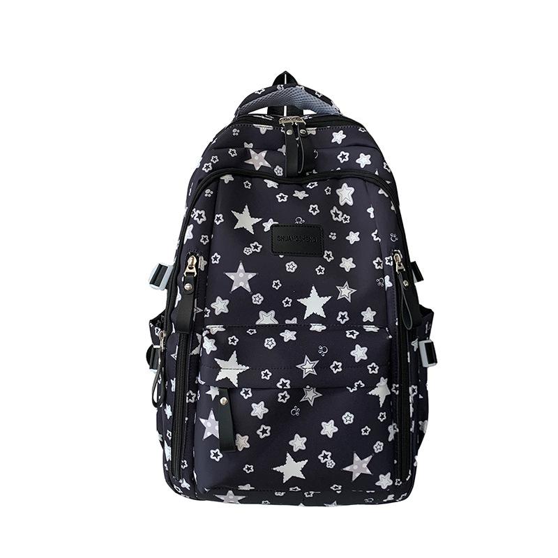 Schultasche College Stil Schultasche Weiblich Mittelschüler Koreanische Edition Große Kapazität High School Schüler Fünfzack Rucksack 1011 Neu