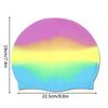 Silicone Swim Cap Non-Slip Swim Cap With Ear Protection Premium Tear-Resistant Summer Beach Vacation Activities For Adults