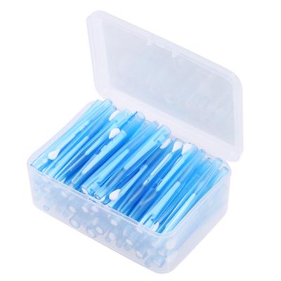 60Pcs/Box Dental Floss Picks Refill Inter-dental Brush Teeth Stick Toothpick Flosser for Oral Deep