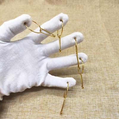 Masseur de Point de Pression d'Acupuncture Portable Magnétique Puissant Masseur de Méridien d'Oreille Clip d'Acupression Outil de Massage d'Oreille Doré
