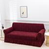 1pc Jacquard Sofa Slipcover Solid Color European Relief Embossed Sofa Couch Cover Furniture Protector for Living Room Home Decor