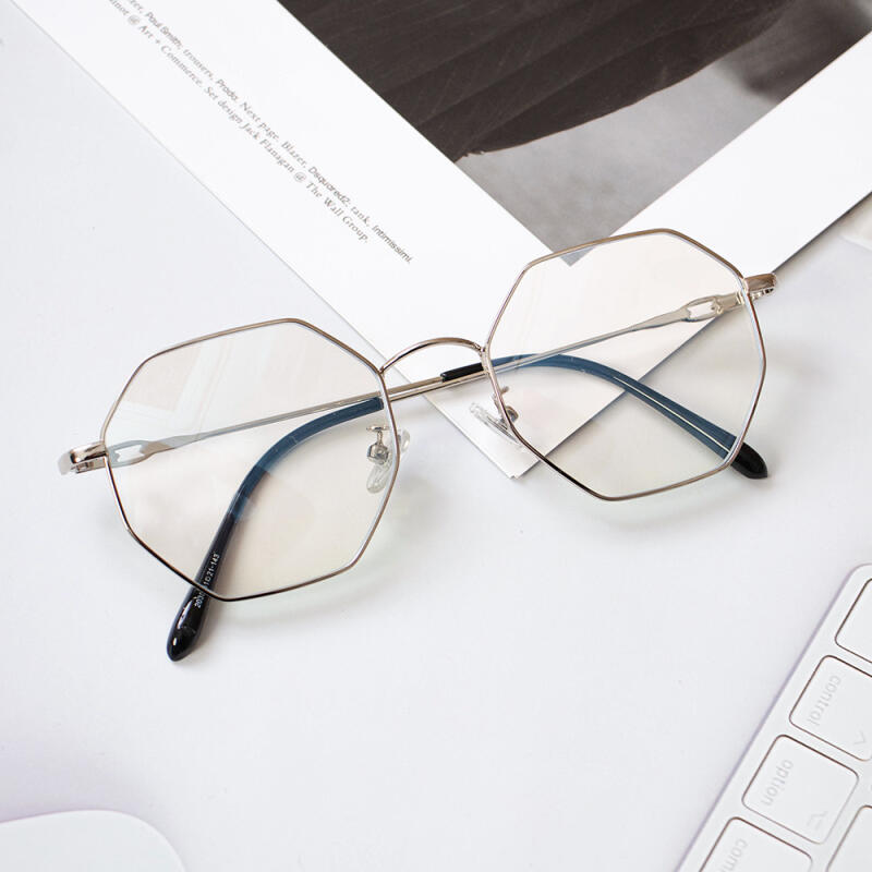 Очки NeoRetro B2038 C2 Серебристые Сине-голубые Блокирующие Свет none