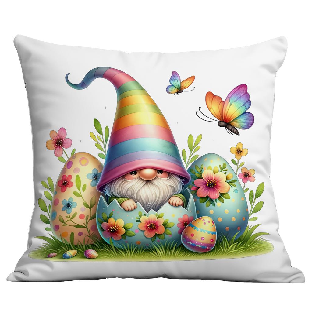 Nowa Poszewka Wielkanocna Królik Jajko Wielkanocne Dom Sofa Poduszka Poszewka Dekoracja