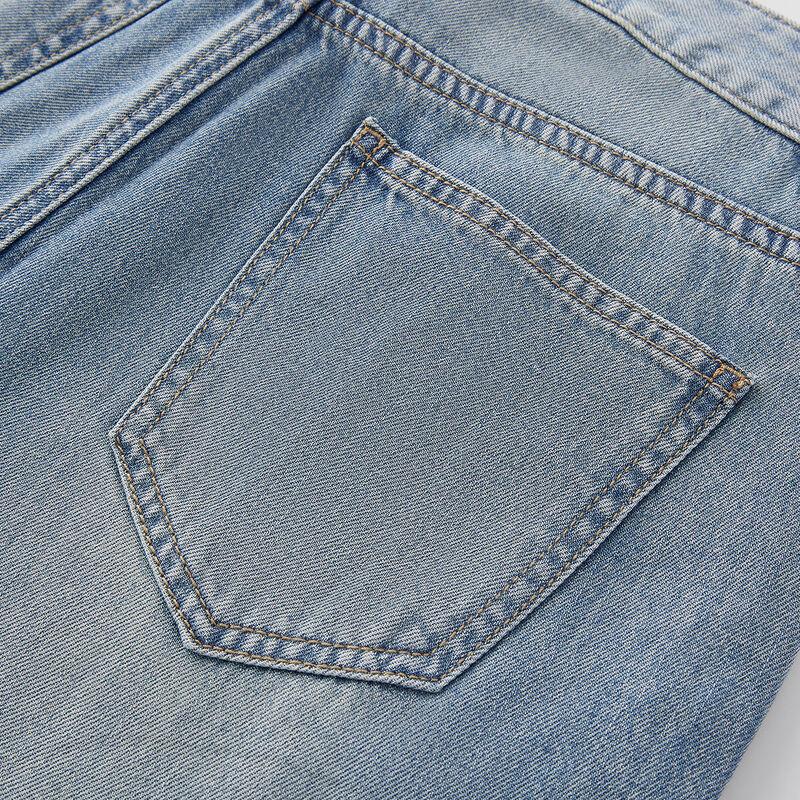 Semir Senrou Women's Loose Split Wide-Leg Jeans