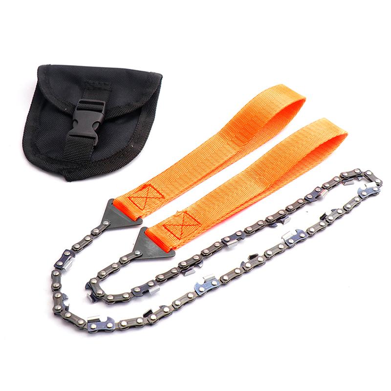 

11-зуба Зовнішня Портативна Ручна Дротова Пила Ідеальна Для Польового Альпінізму Рятування Життя Багатофункціональна Ланцюгова Пила помаранчевий