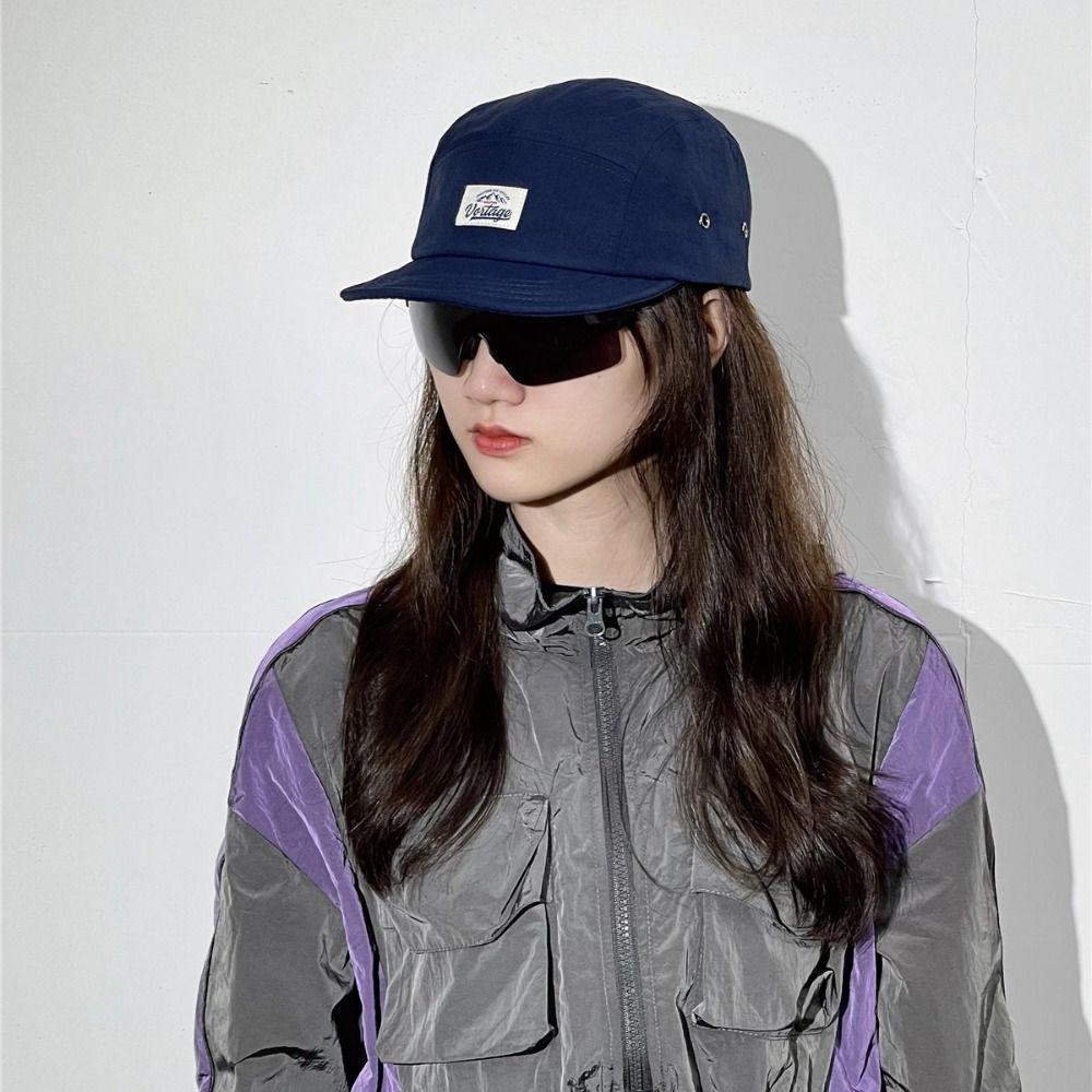 Japanese Women Sun Hat Quick-drying Snapback Cap Retro Short Brim Baseball Cap  Outdoor