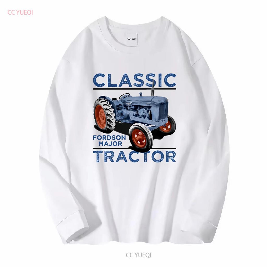 Classic Tractors Fordson Major Inspired Retro T Shirt vintage Washed Casual designer clothes homme Comfortable Breathable