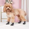 1 Set Pink Rubber Waterproof Dog Rain Boots, Suitable For Daily Wear