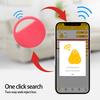 Two Way Separation Alarm APP Control Selfie Function Smart Tracker with Metal Ring Loud Sound Bluetooth-compatible 5.0 Key Finder