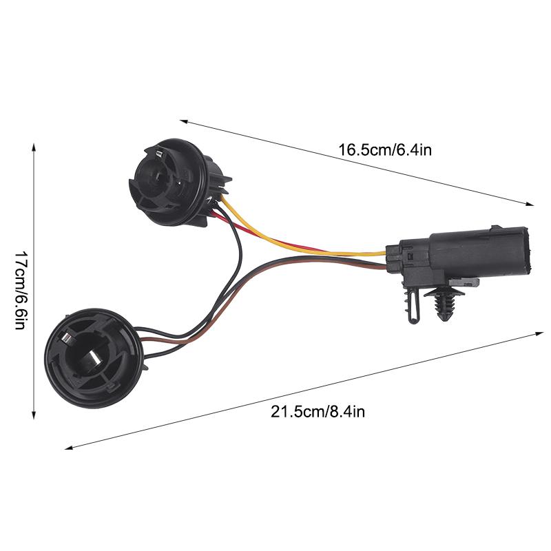 12V Rear Brake Tail Light Bulb Wiring Cluster Holder H1BB13A412AB For Ford Fiesta 2112572 H1BB-13A412-AB Taillight Bulb Socket