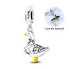 New Graffiti Butterfly Charm 925 Silver Glow Firefly Travel Love Heart Cat Clip Beads Fit Bracelet Necklace DIY Jewelry